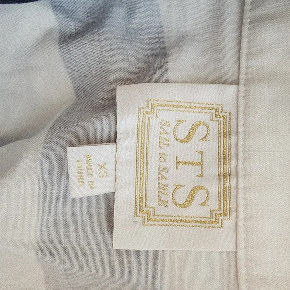 Sail to Sable Navy & White Sheath Mini Dress Sleeveless Nwot Sz XS - Picture 3 of 11